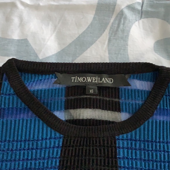 Timo Weiland knit sheer dress NWOT - Picture 8 of 10